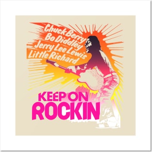 chuck berry keep on rockin Posters and Art